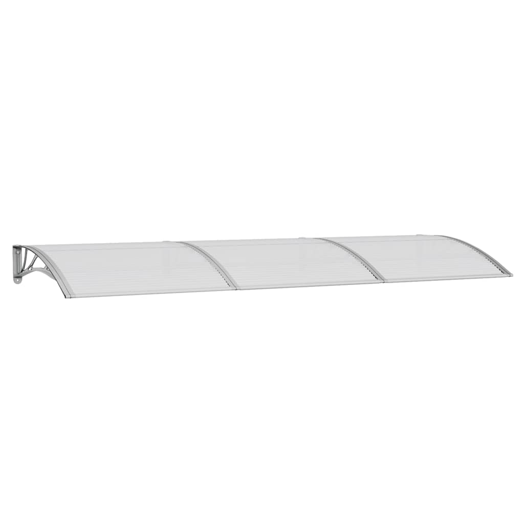 vidaXL Copertină de ușă, gri, 300x100 cm, policarbonat