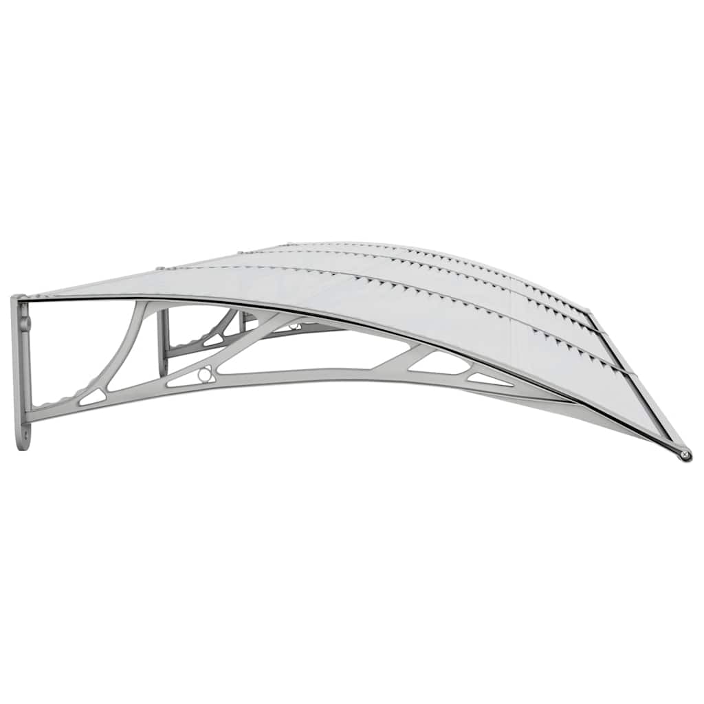 vidaXL Copertină de ușă, gri, 300x100 cm, policarbonat