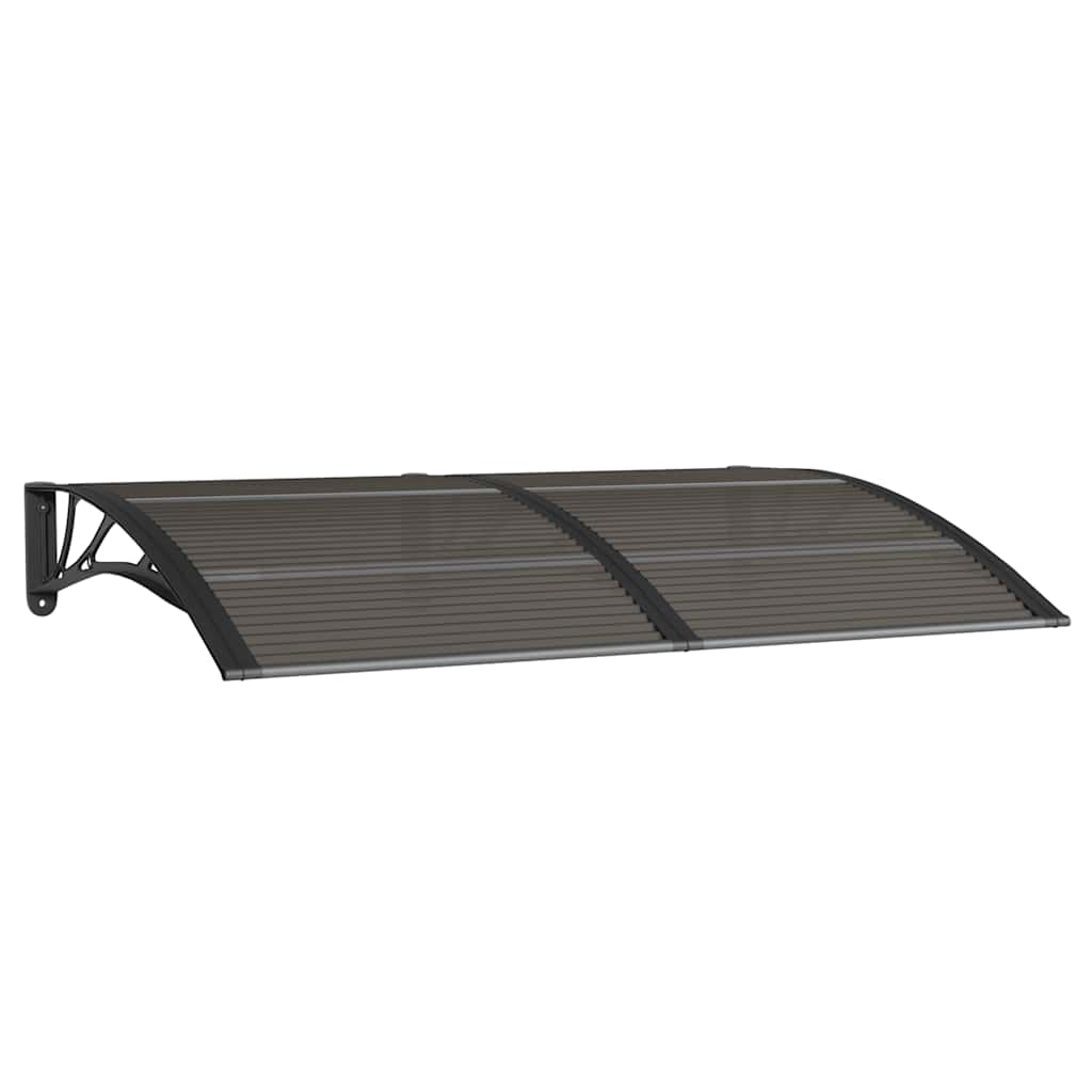 vidaXL Copertină de ușă, negru, 150x100 cm, policarbonat vidaXL Copertină de ușă, negru, 150x100 cm, policarbonat