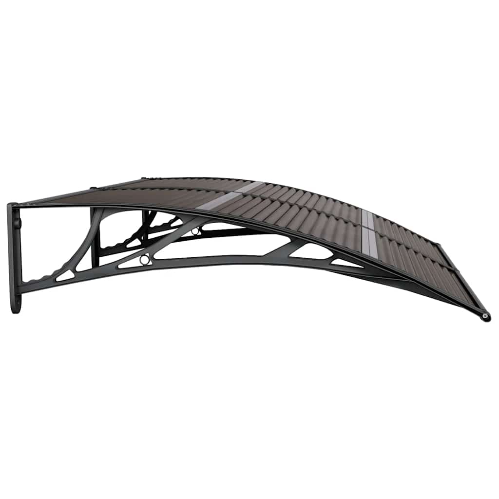 vidaXL Copertină de ușă, negru, 150x100 cm, policarbonat vidaXL Copertină de ușă, negru, 150x100 cm, policarbonat