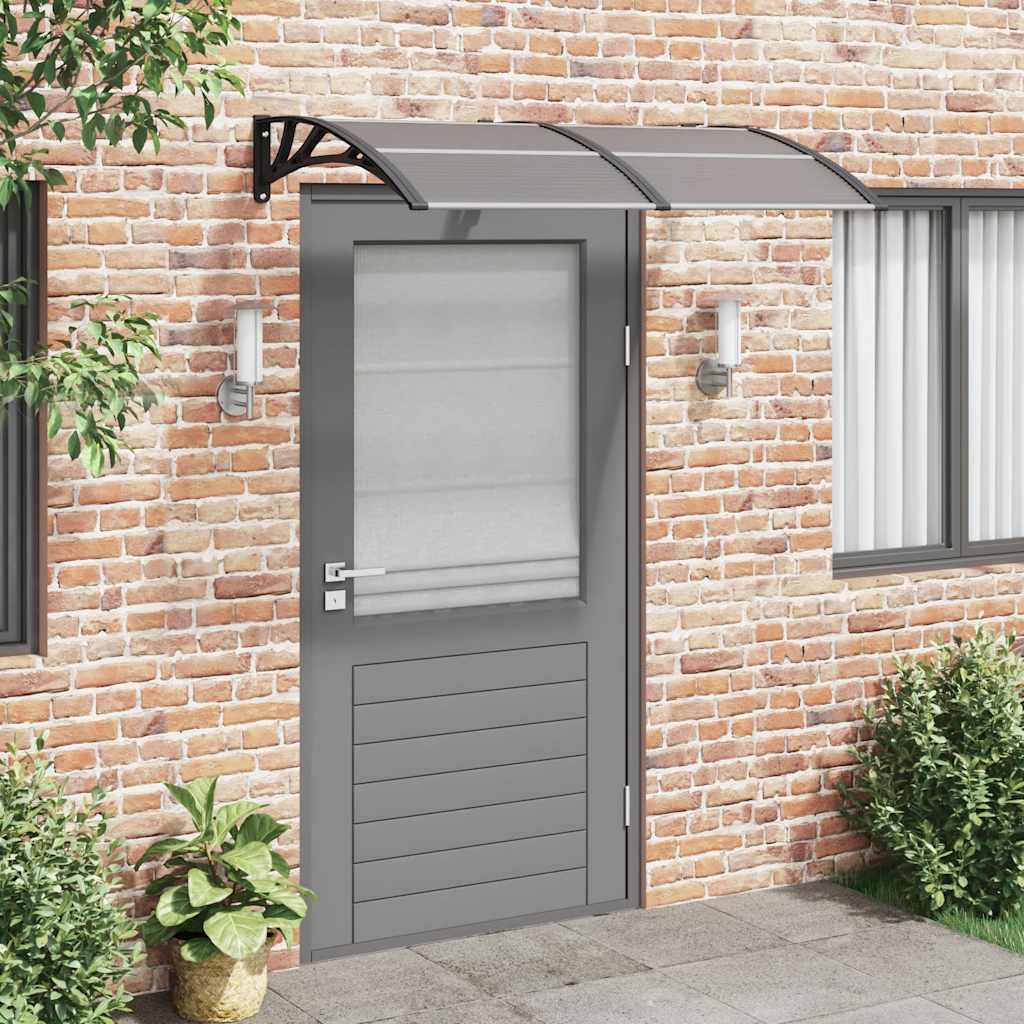 vidaXL Copertină de ușă, negru, 150x100 cm, policarbonat vidaXL Copertină de ușă, negru, 150x100 cm, policarbonat