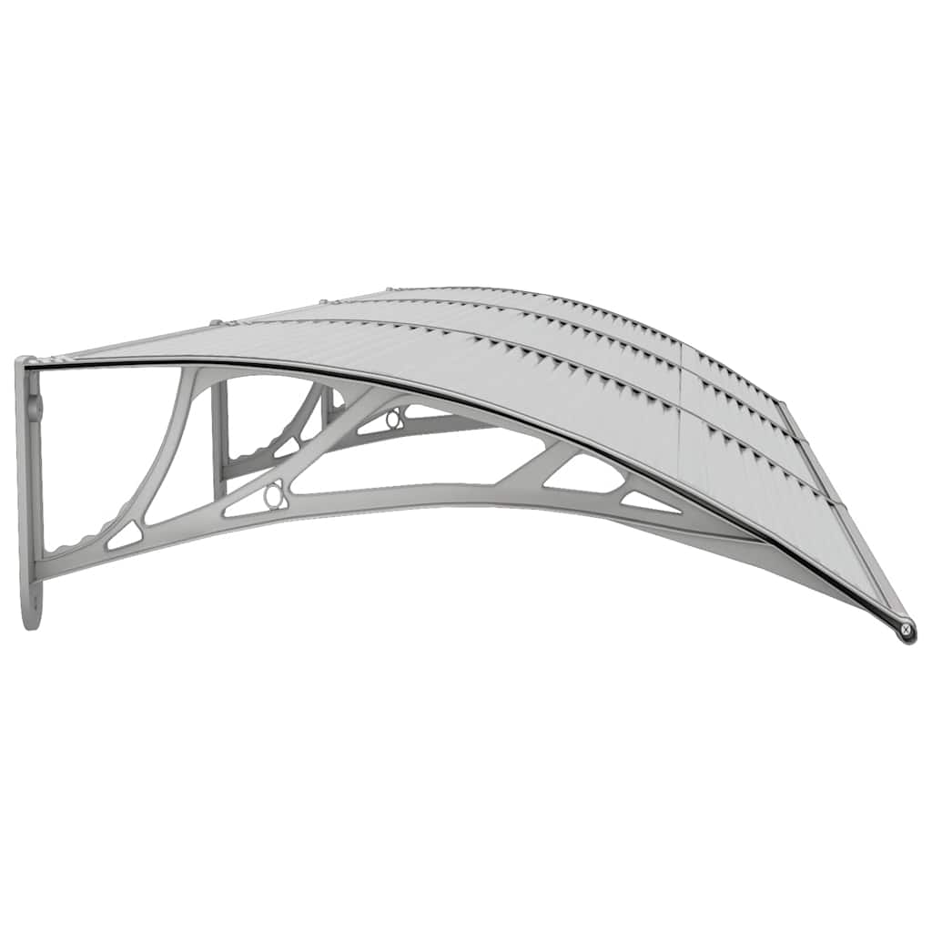 vidaXL Copertină de ușă, gri, 300x75 cm, policarbonat vidaXL Copertină de ușă, gri, 300x75 cm, policarbonat