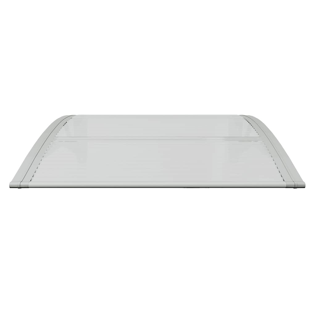 vidaXL Copertină de ușă, gri și transparent, 80x75 cm, policarbonat vidaXL Copertină de ușă, gri și transparent, 80x75 cm, policarbonat