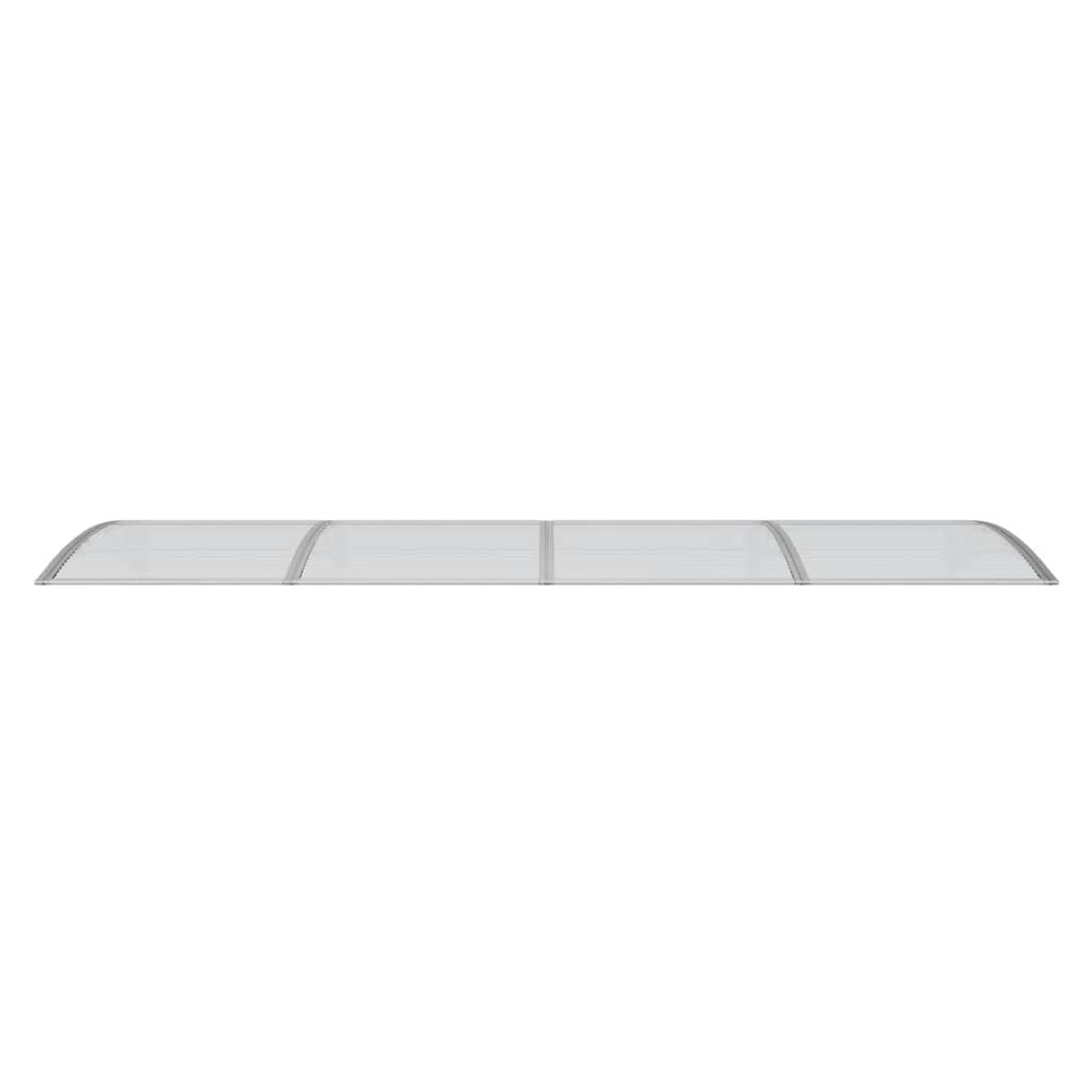 vidaXL Copertină de ușă, gri, 350x100 cm, policarbonat vidaXL Copertină de ușă, gri, 350x100 cm, policarbonat