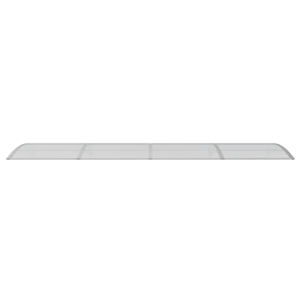 vidaXL Copertină de ușă, gri, 400x100 cm, policarbonat vidaXL Copertină de ușă, gri, 400x100 cm, policarbonat
