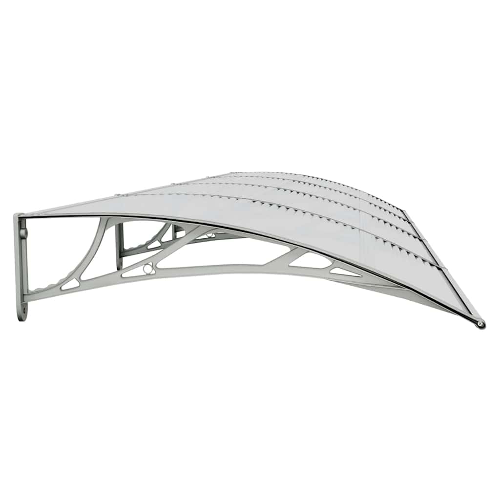 vidaXL Copertină de ușă, gri, 400x100 cm, policarbonat vidaXL Copertină de ușă, gri, 400x100 cm, policarbonat
