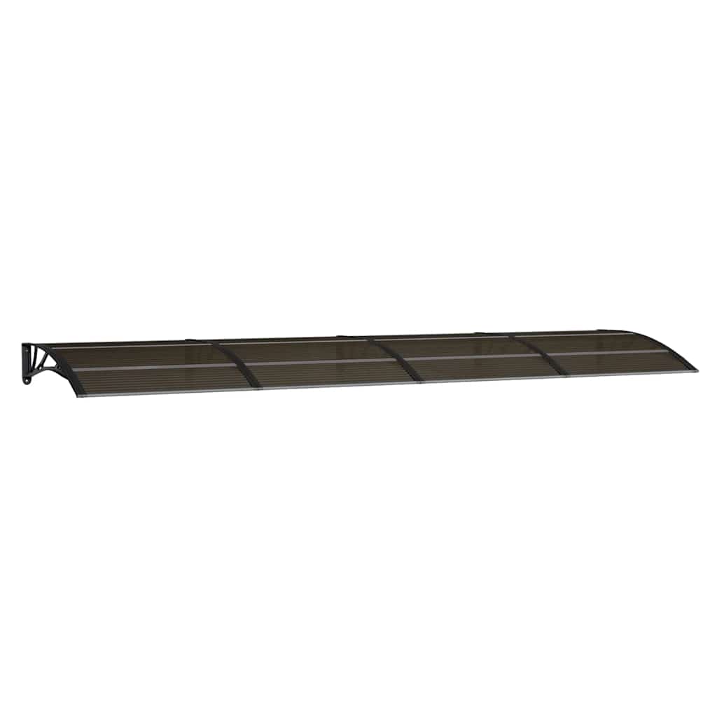 vidaXL Copertină de ușă, negru, 400x100 cm, policarbonat vidaXL Copertină de ușă, negru, 400x100 cm, policarbonat