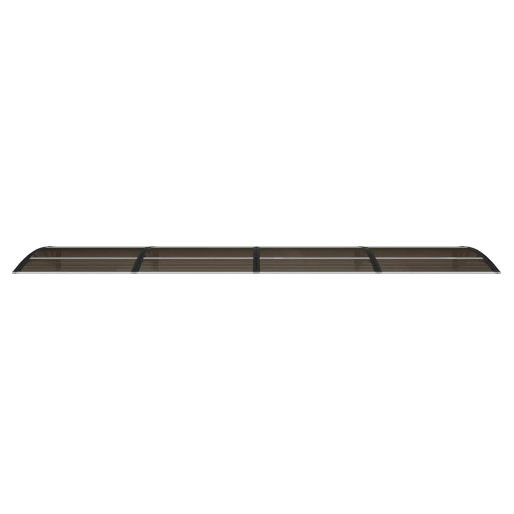 vidaXL Copertină de ușă, negru, 400x100 cm, policarbonat vidaXL Copertină de ușă, negru, 400x100 cm, policarbonat