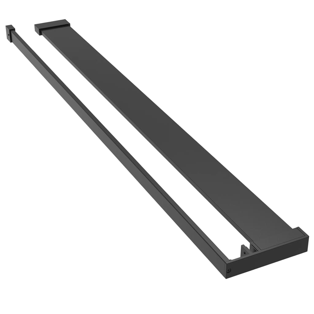 vidaXL Raft de duș pentru perete cabină de duș, negru, 90 cm, aluminiu vidaXL Raft de duș pentru perete cabină de duș, negru, 90 cm, aluminiu