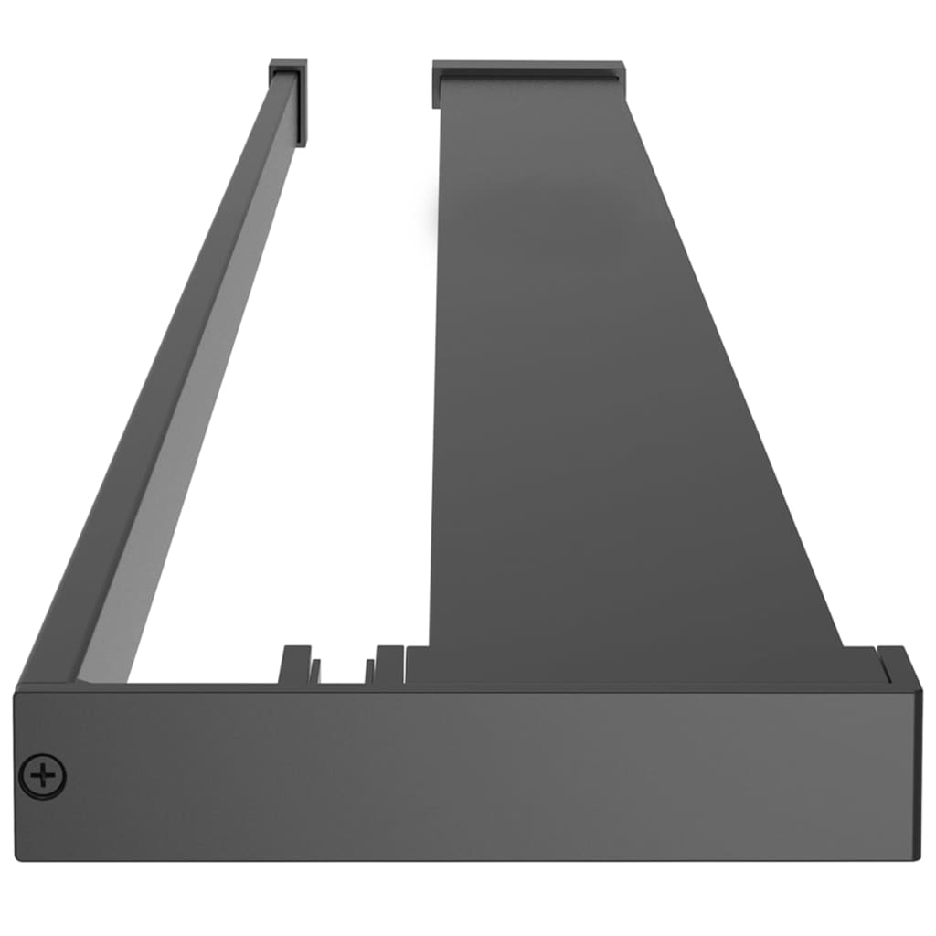vidaXL Raft de duș pentru perete cabină de duș, negru, 90 cm, aluminiu vidaXL Raft de duș pentru perete cabină de duș, negru, 90 cm, aluminiu