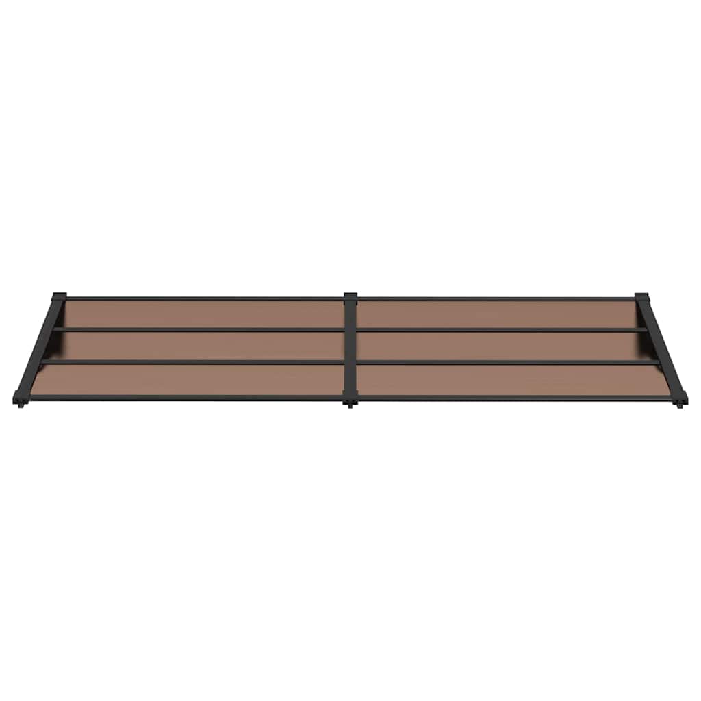 vidaXL Copertină de ușă, negru, 239x90 cm, policarbonat vidaXL Copertină de ușă, negru, 239x90 cm, policarbonat