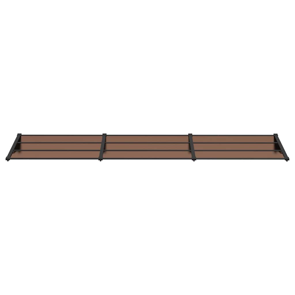 vidaXL Copertină de ușă, negru, 358,5x90 cm, policarbonat vidaXL Copertină de ușă, negru, 358,5x90 cm, policarbonat