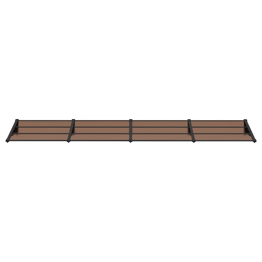 vidaXL Copertină de ușă, negru, 396x90 cm, policarbonat vidaXL Copertină de ușă, negru, 396x90 cm, policarbonat