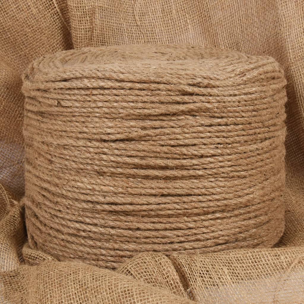 vidaXL Funie de iută 50 m lungime, 4 mm grosime vidaXL Funie de iută 50 m lungime, 4 mm grosime