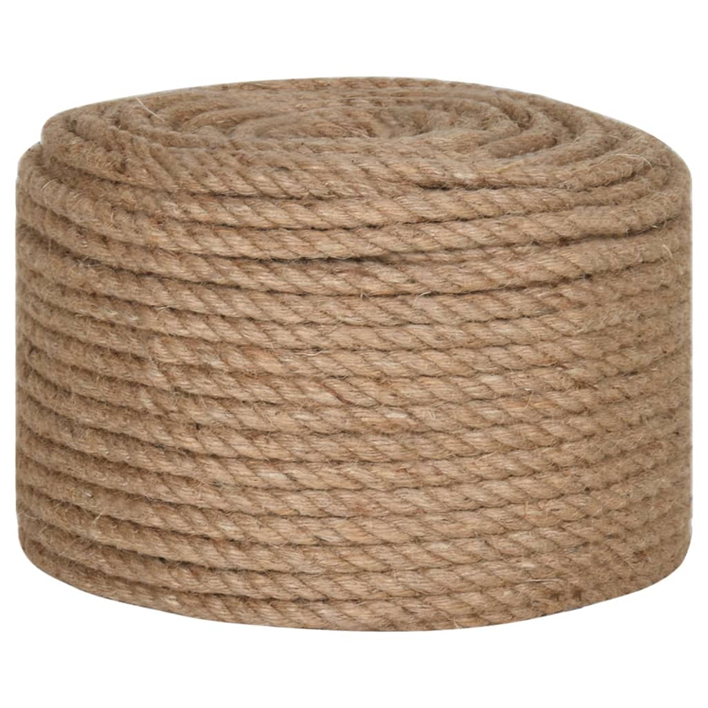 vidaXL Funie de iută 50 m lungime, 12 mm grosime