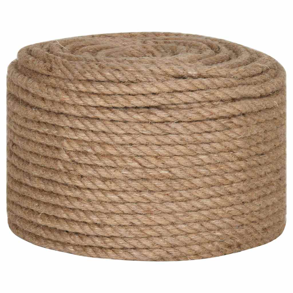 vidaXL Funie de iută 50 m lungime, 14 mm grosime vidaXL Funie de iută 50 m lungime, 14 mm grosime