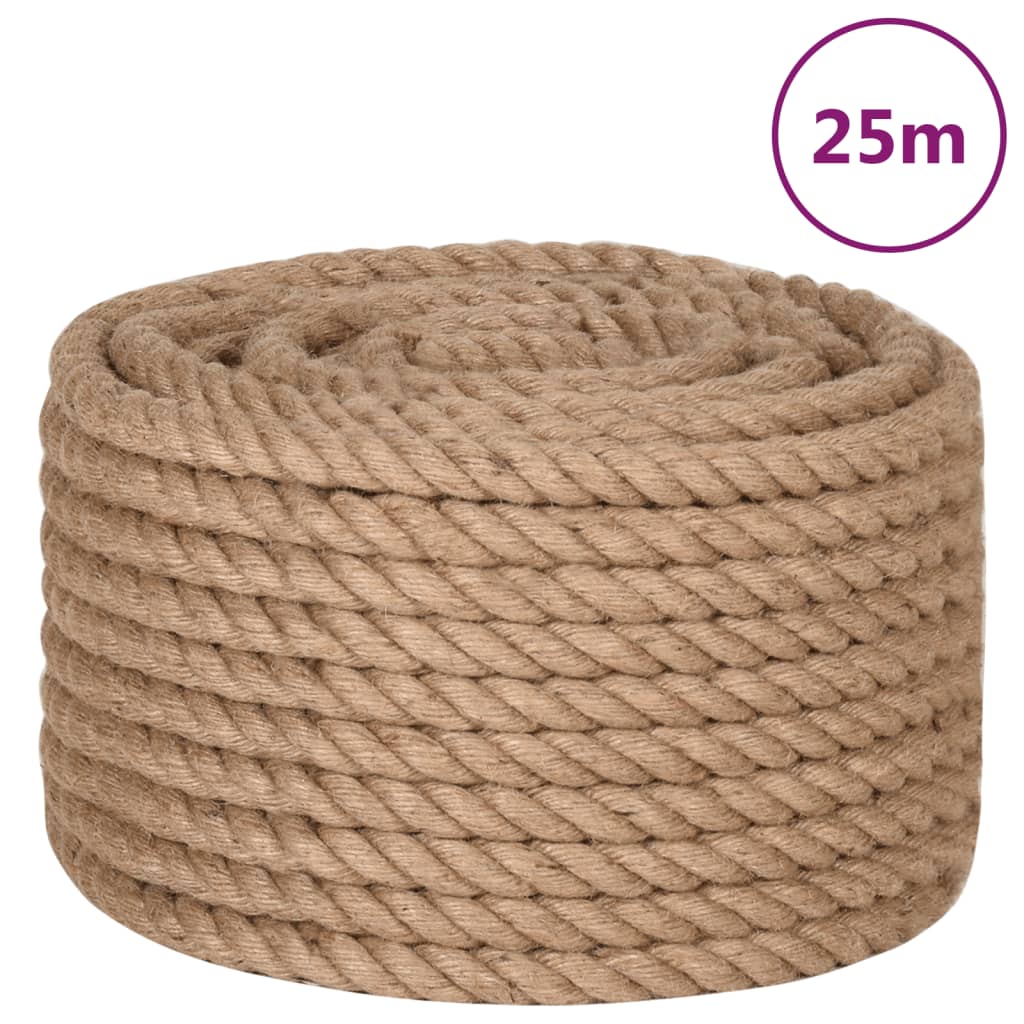 vidaXL Funie de iută, 25 m lungime, 20 mm grosime vidaXL Funie de iută, 25 m lungime, 20 mm grosime