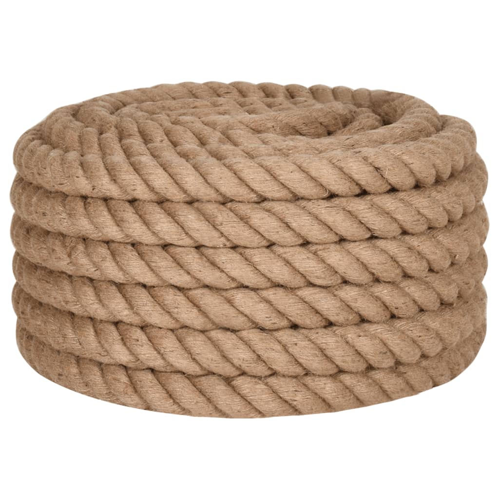 vidaXL Funie de iută 5 m lungime, 36 mm grosime vidaXL Funie de iută 5 m lungime, 36 mm grosime
