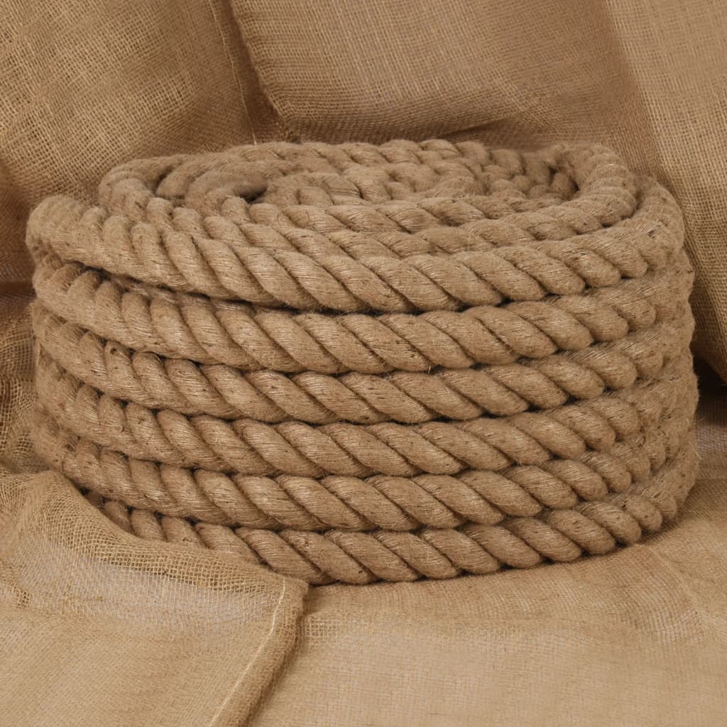vidaXL Funie de iută 5 m lungime, 36 mm grosime vidaXL Funie de iută 5 m lungime, 36 mm grosime