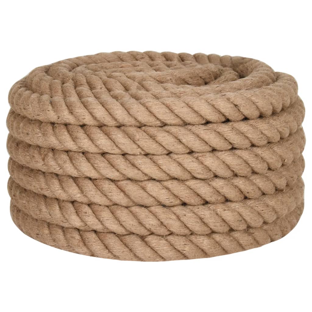 vidaXL Funie de iută, 10 m lungime, 40 mm grosime