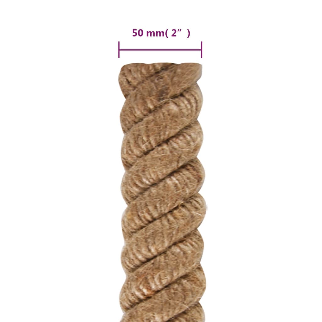 vidaXL Funie de iută, 5 m lungime, 50 mm grosime vidaXL Funie de iută, 5 m lungime, 50 mm grosime