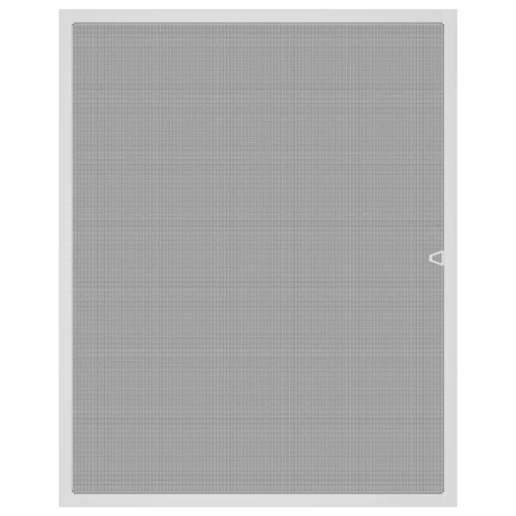 vidaXL Plasă de insecte pentru ferestre, alb, 100x120 cm vidaXL Plasă de insecte pentru ferestre, alb, 100x120 cm