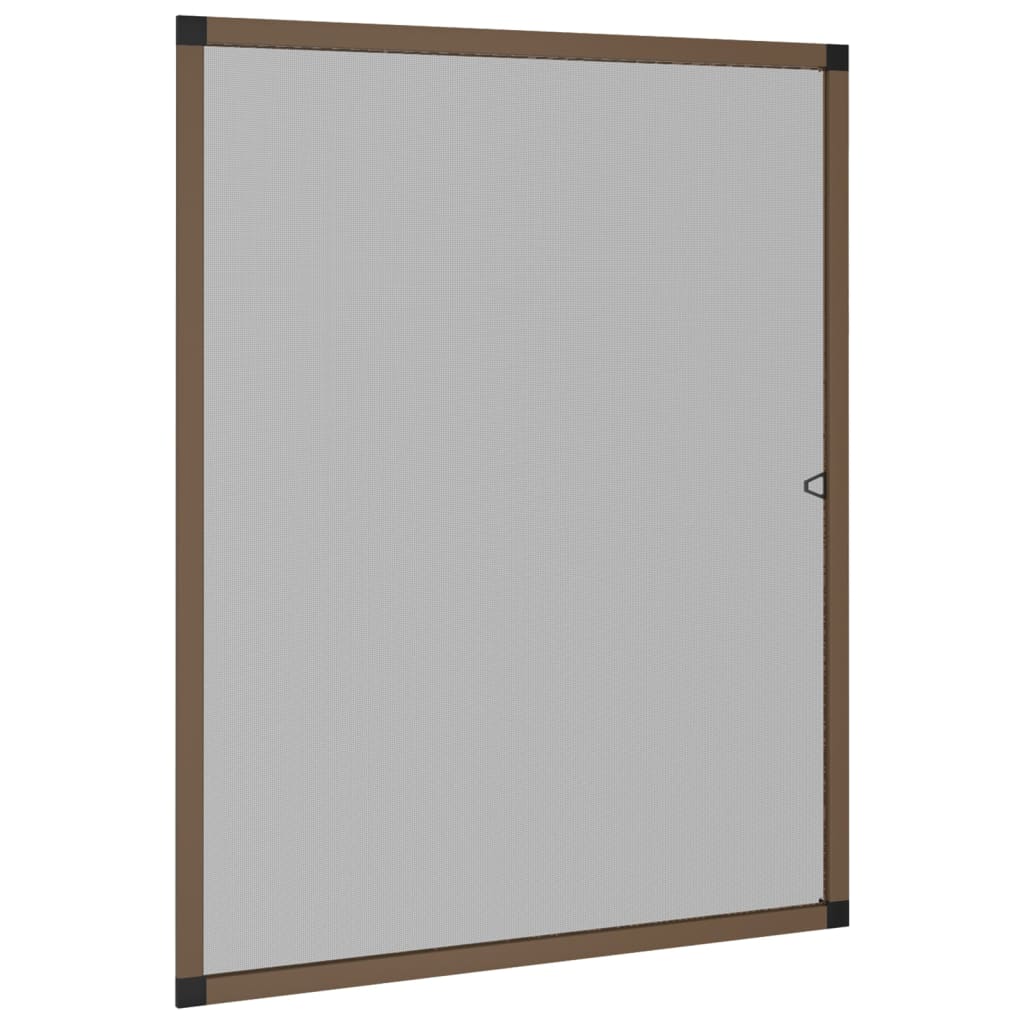 vidaXL Plasă insecte pentru ferestre, maro, 80x100 cm vidaXL Plasă insecte pentru ferestre, maro, 80x100 cm
