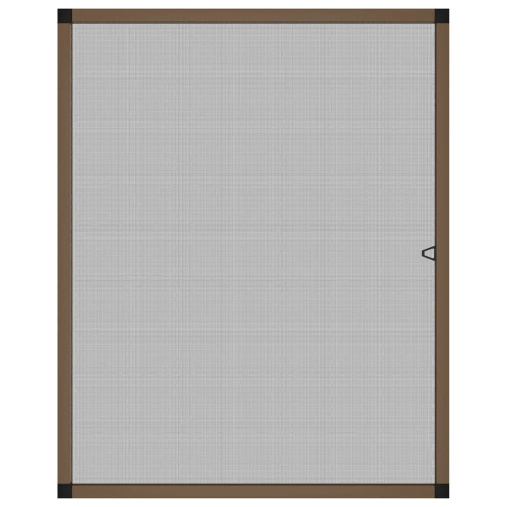vidaXL Plasă insecte pentru ferestre, maro, 80x100 cm vidaXL Plasă insecte pentru ferestre, maro, 80x100 cm