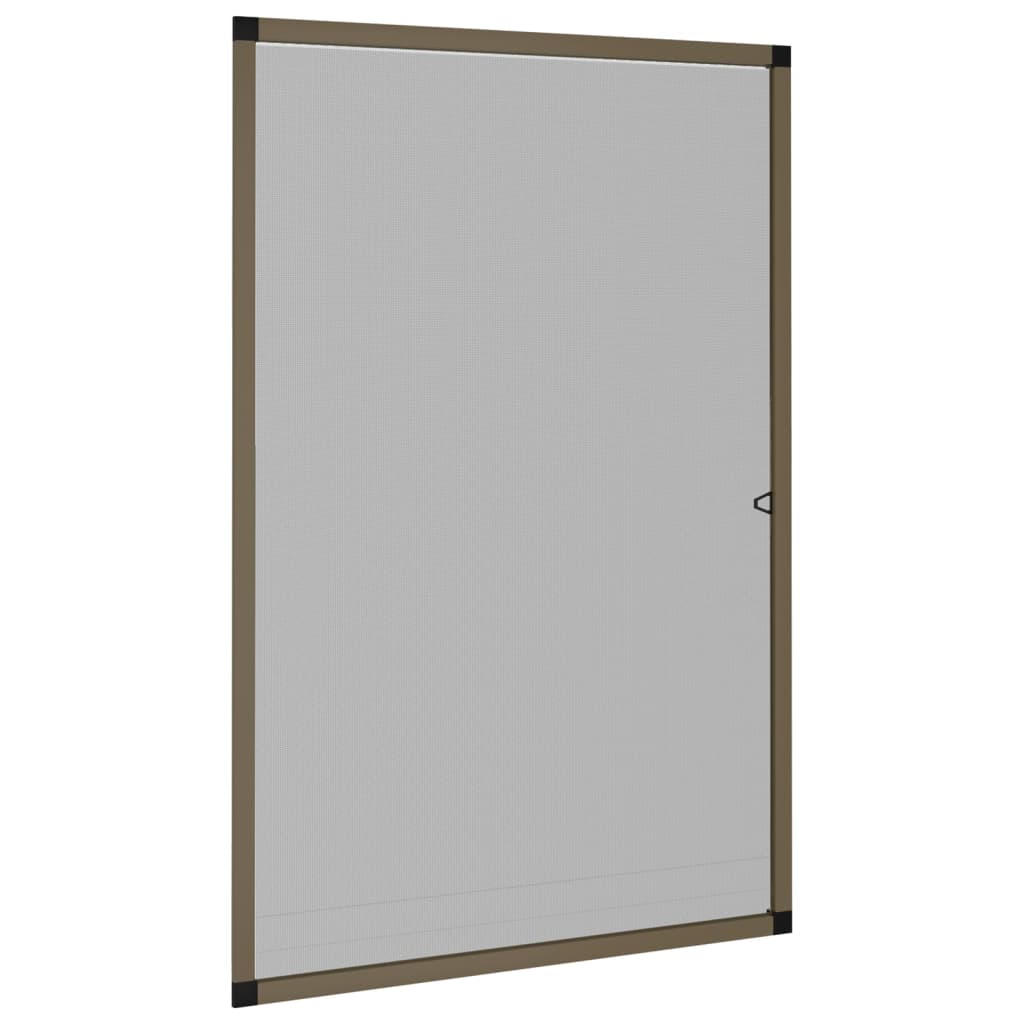 vidaXL Plasă de insecte pentru ferestre, maro, 80x120 cm vidaXL Plasă de insecte pentru ferestre, maro, 80x120 cm