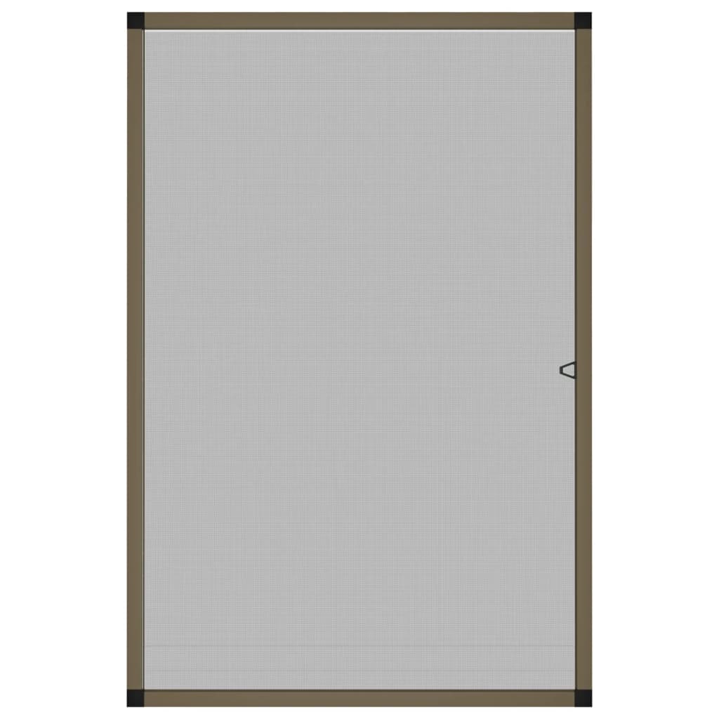 vidaXL Plasă de insecte pentru ferestre, maro, 80x120 cm vidaXL Plasă de insecte pentru ferestre, maro, 80x120 cm