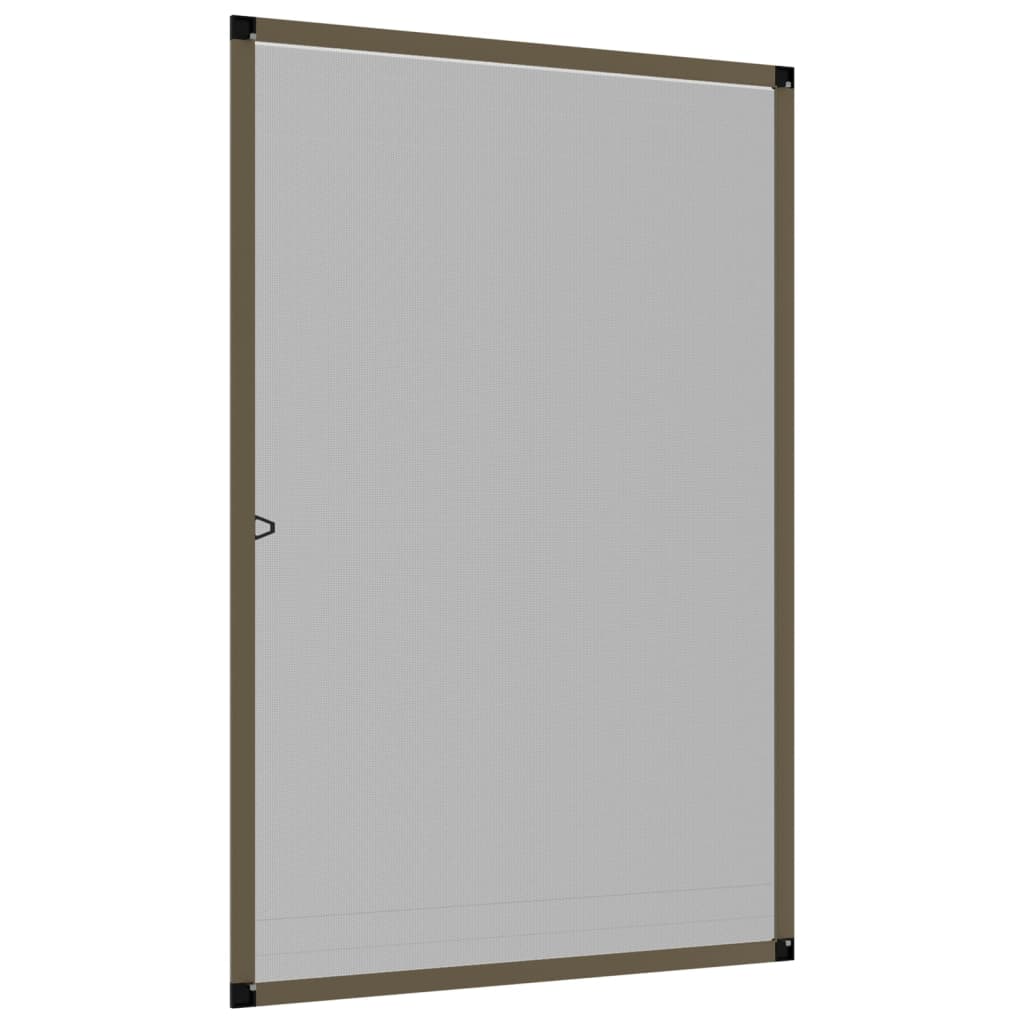 vidaXL Plasă de insecte pentru ferestre, maro, 80x120 cm vidaXL Plasă de insecte pentru ferestre, maro, 80x120 cm