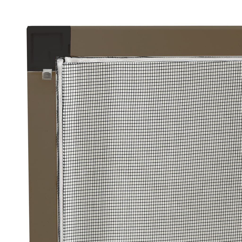 vidaXL Plasă de insecte pentru ferestre, maro, 80x120 cm vidaXL Plasă de insecte pentru ferestre, maro, 80x120 cm