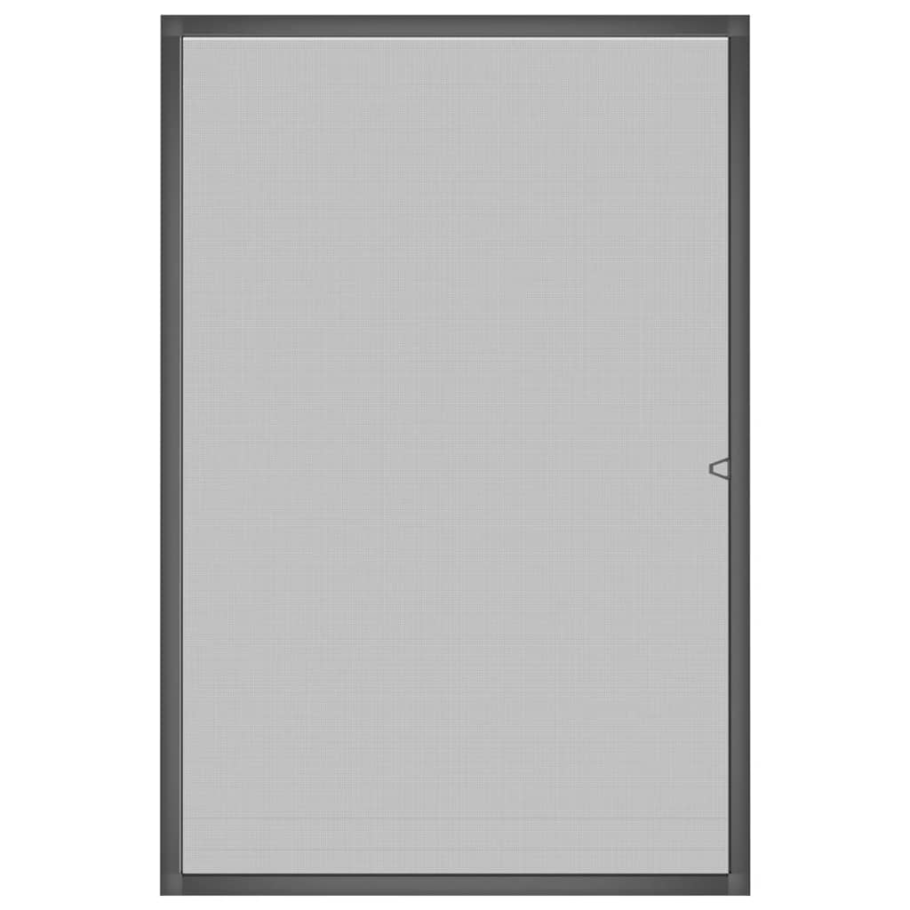 vidaXL Plasă de insecte pentru ferestre, antracit, 80x120 cm vidaXL Plasă de insecte pentru ferestre, antracit, 80x120 cm