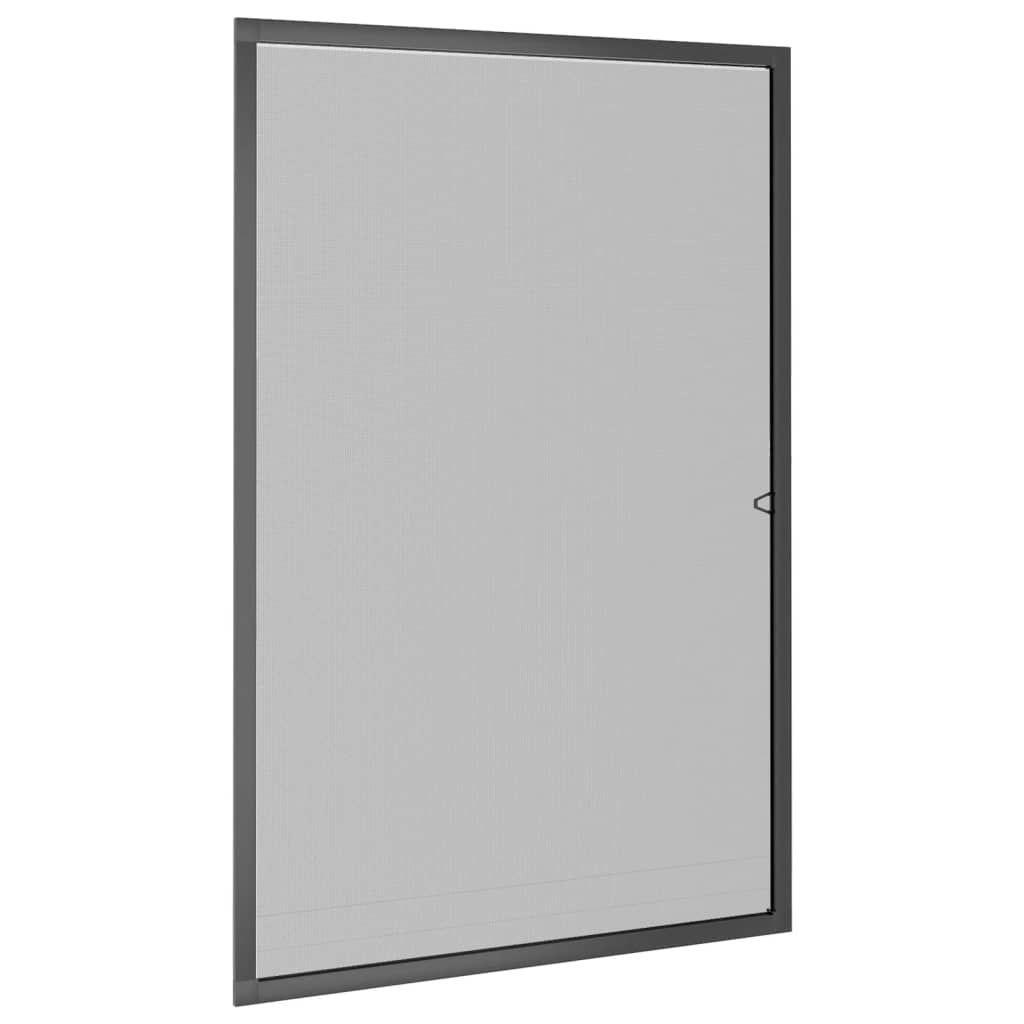 vidaXL Plasă de insecte pentru ferestre, antracit, 90x120 cm vidaXL Plasă de insecte pentru ferestre, antracit, 90x120 cm