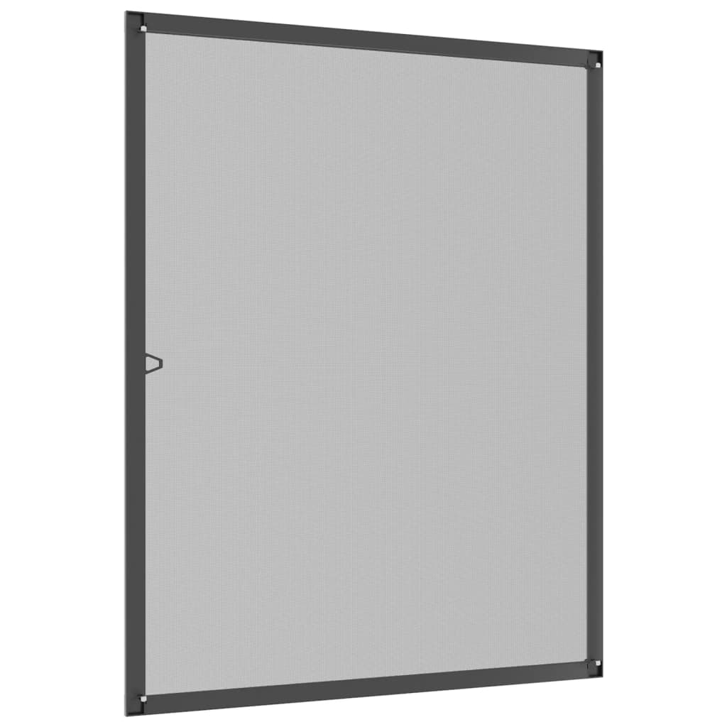 vidaXL Plasă de insecte pentru ferestre, antracit, 100x120 cm vidaXL Plasă de insecte pentru ferestre, antracit, 100x120 cm