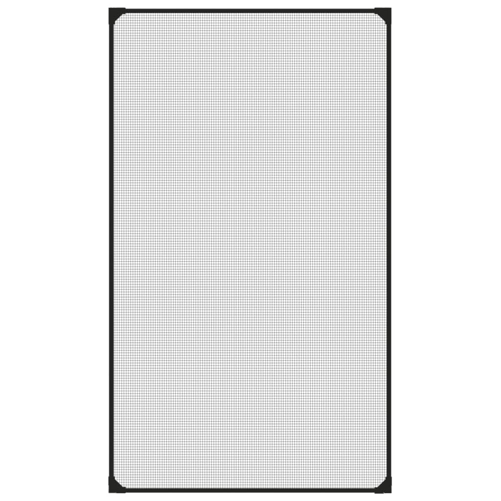 vidaXL Plasă insecte magnetică pentru ferestre, antracit, 80x140 cm vidaXL Plasă insecte magnetică pentru ferestre, antracit, 80x140 cm