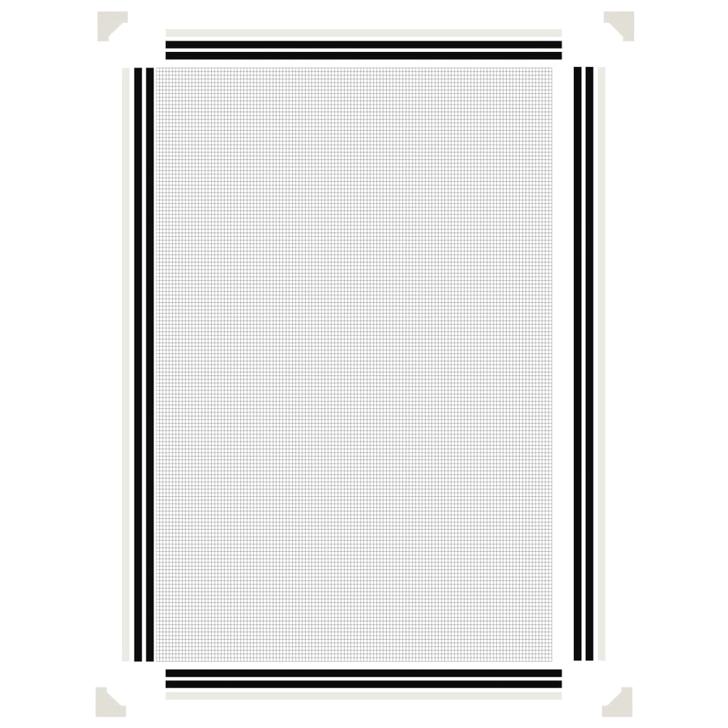 vidaXL Plasă insecte magnetică pentru ferestre, alb, 80x120 cm vidaXL Plasă insecte magnetică pentru ferestre, alb, 80x120 cm
