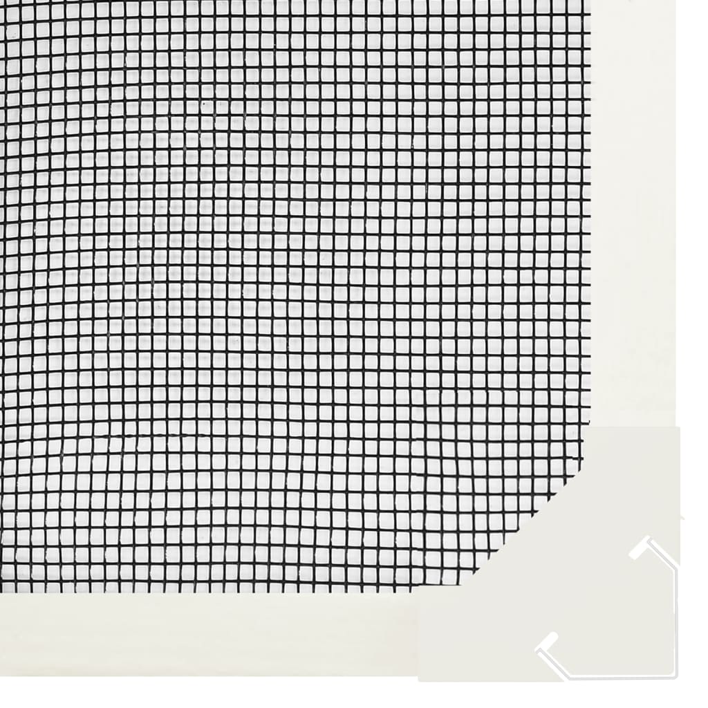 vidaXL Plasă insecte magnetică pentru ferestre, alb, 100x120 cm vidaXL Plasă insecte magnetică pentru ferestre, alb, 100x120 cm