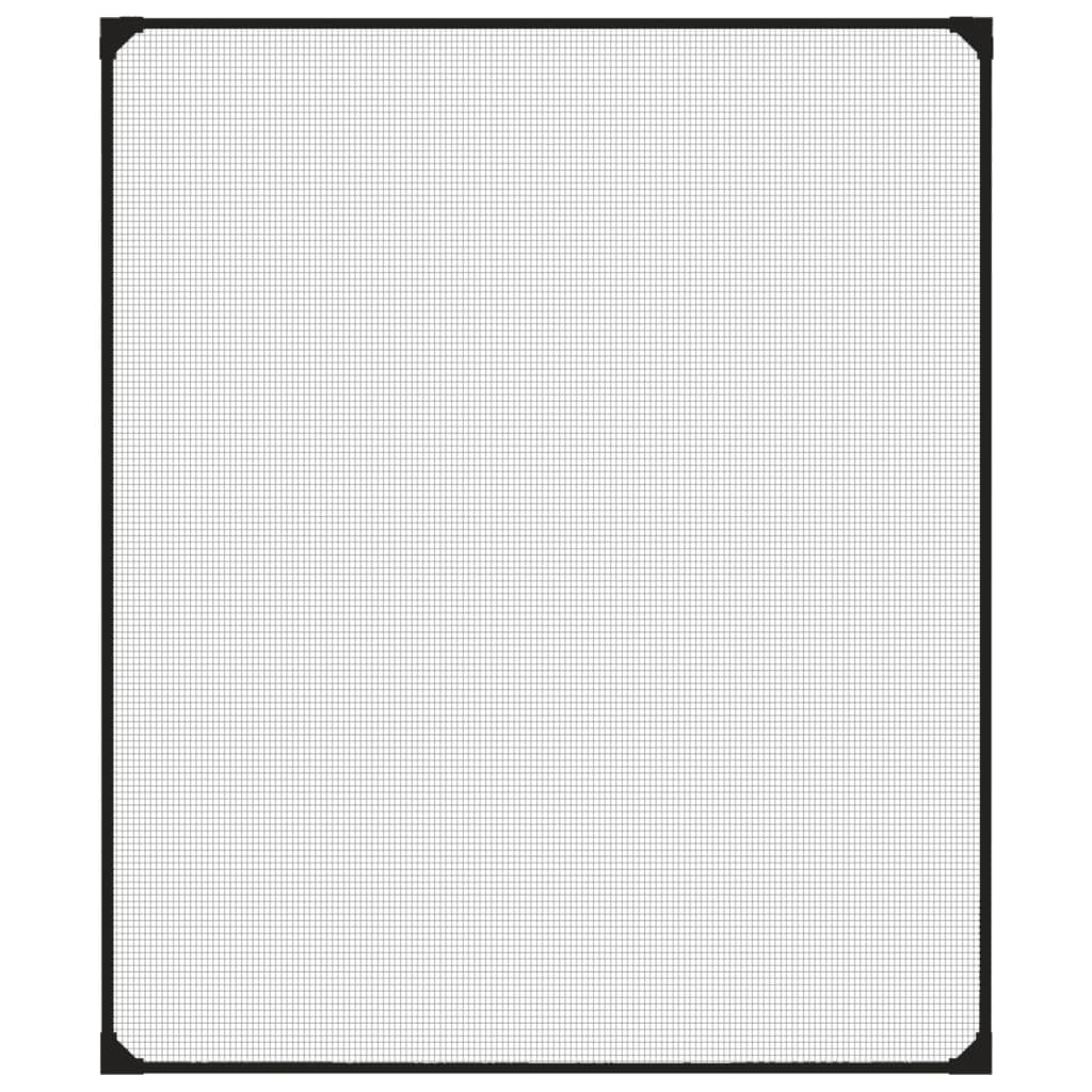 vidaXL Plasă insecte magnetică pentru ferestre, antracit, 100x120 cm vidaXL Plasă insecte magnetică pentru ferestre, antracit, 100x120 cm