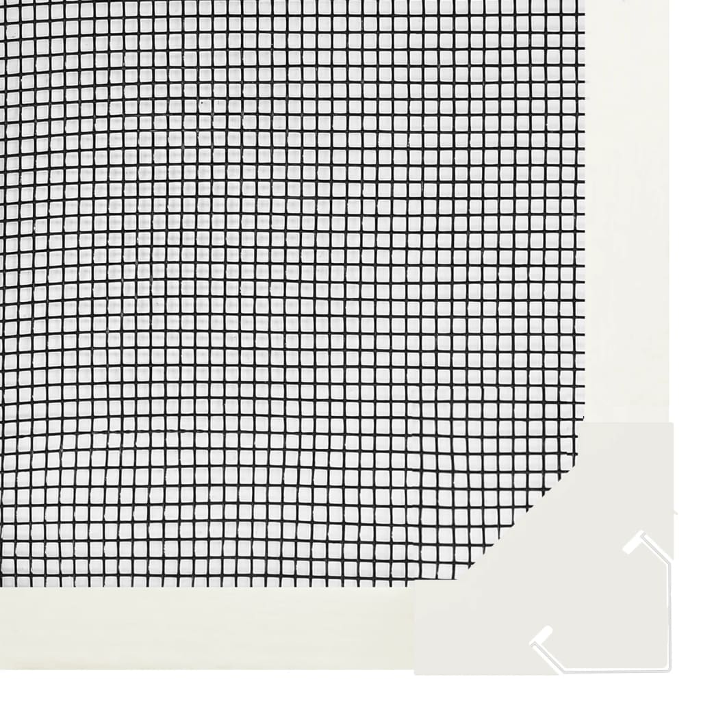 vidaXL Plasă insecte magnetică pentru ferestre, alb, 120x140 cm vidaXL Plasă insecte magnetică pentru ferestre, alb, 120x140 cm