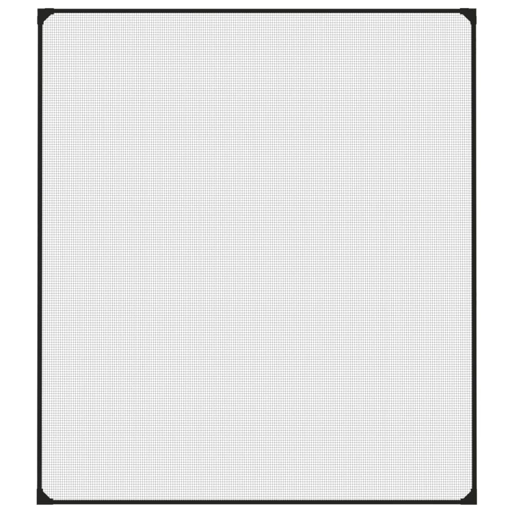 vidaXL Plasă insecte magnetică pentru ferestre, antracit, 120x140 cm vidaXL Plasă insecte magnetică pentru ferestre, antracit, 120x140 cm