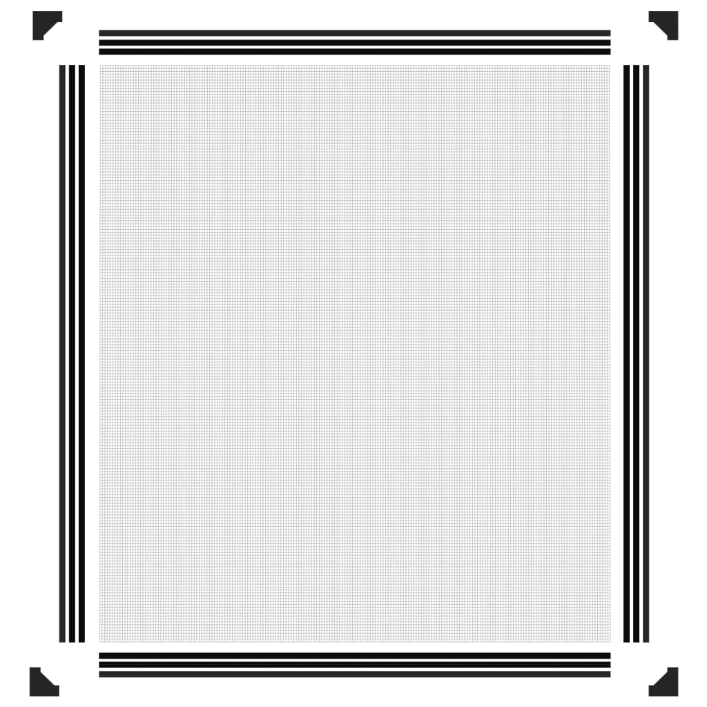 vidaXL Plasă insecte magnetică pentru ferestre, antracit, 120x140 cm vidaXL Plasă insecte magnetică pentru ferestre, antracit, 120x140 cm