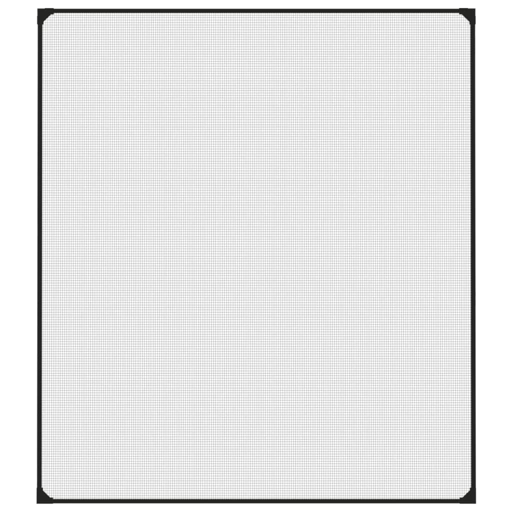 vidaXL Plasă insecte magnetică pentru ferestre, antracit, 130x150 cm vidaXL Plasă insecte magnetică pentru ferestre, antracit, 130x150 cm