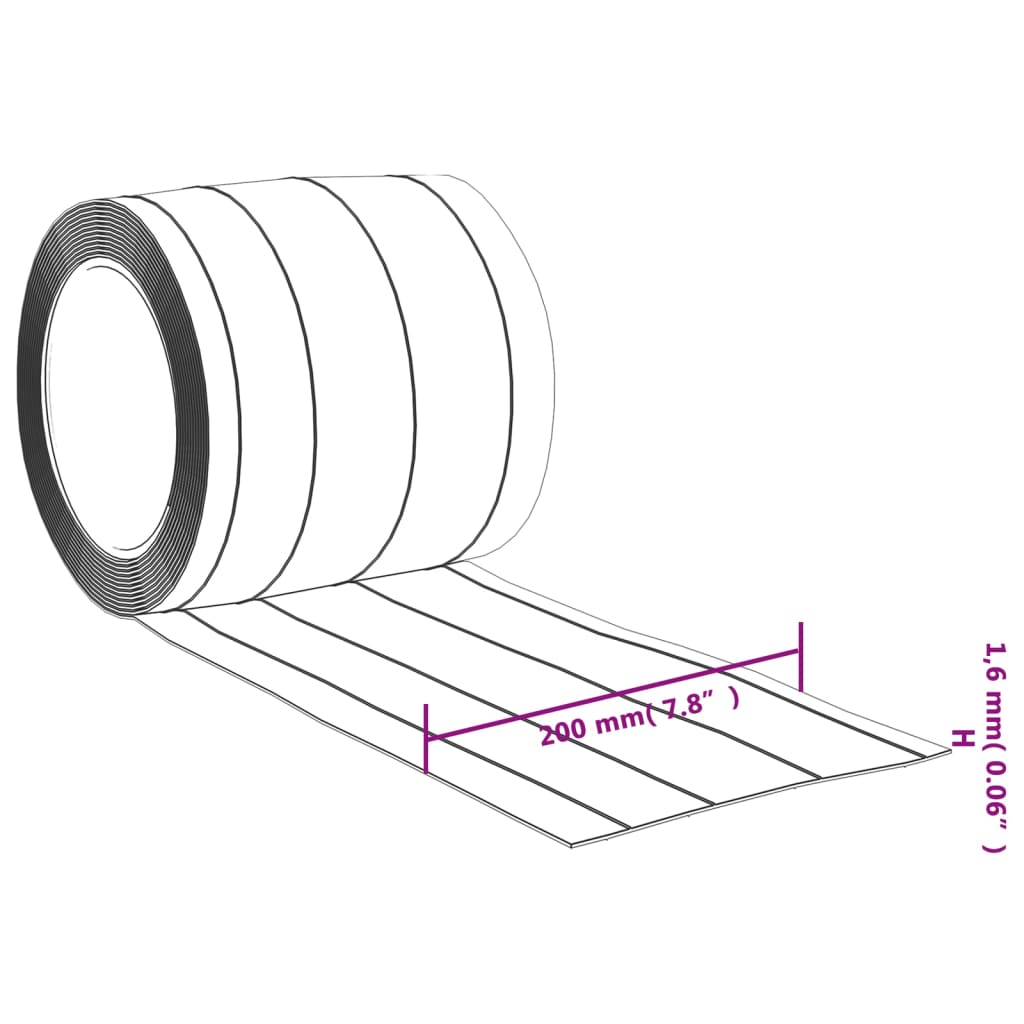 vidaXL Perdea pentru ușă, transparent, 200 mmx1,6 mm 10 m, PVC vidaXL Perdea pentru ușă, transparent, 200 mmx1,6 mm 10 m, PVC