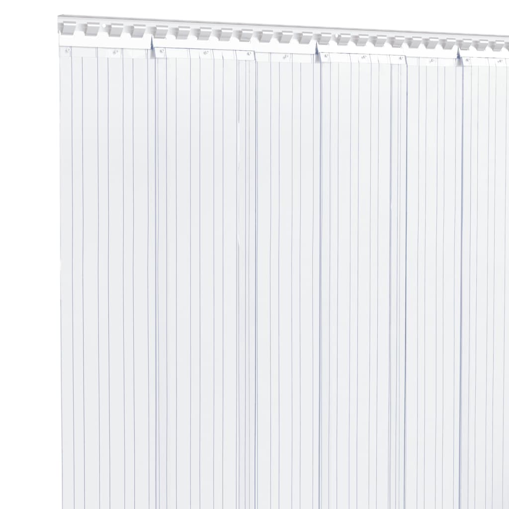 vidaXL Perdea pentru ușă, transparent, 200 mmx1,6 mm 25 m, PVC