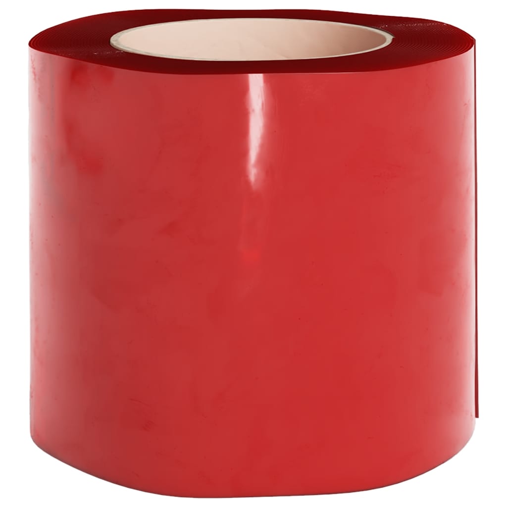 vidaXL Perdea pentru ușă, roșu, 200 mmx1,6 mm 25 m, PVC vidaXL Perdea pentru ușă, roșu, 200 mmx1,6 mm 25 m, PVC