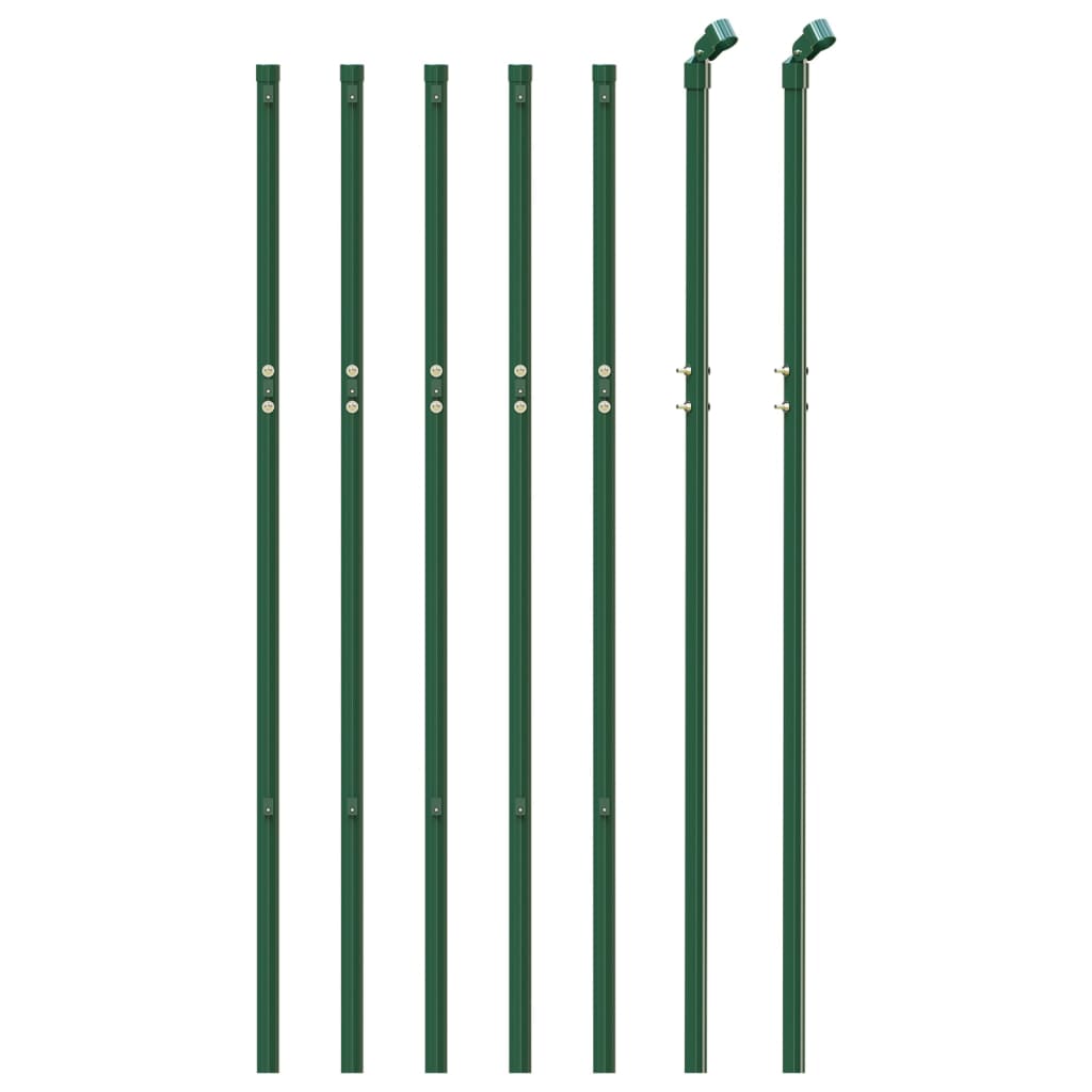 vidaXL Gard de plasă de sârmă, verde, 1x10 m vidaXL Gard de plasă de sârmă, verde, 1x10 m