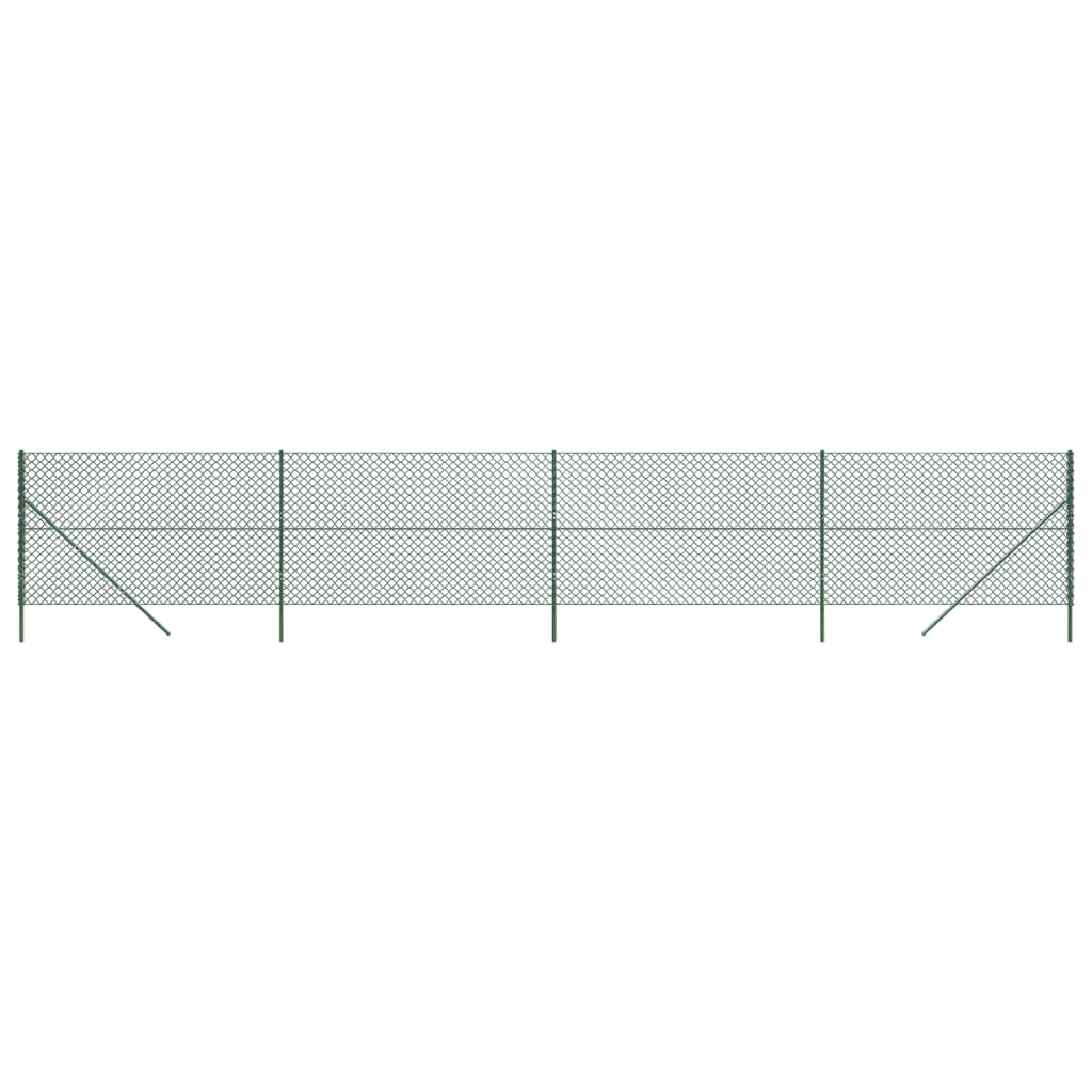 vidaXL Gard de plasă de sârmă, verde, 2,2x10 m vidaXL Gard de plasă de sârmă, verde, 2,2x10 m