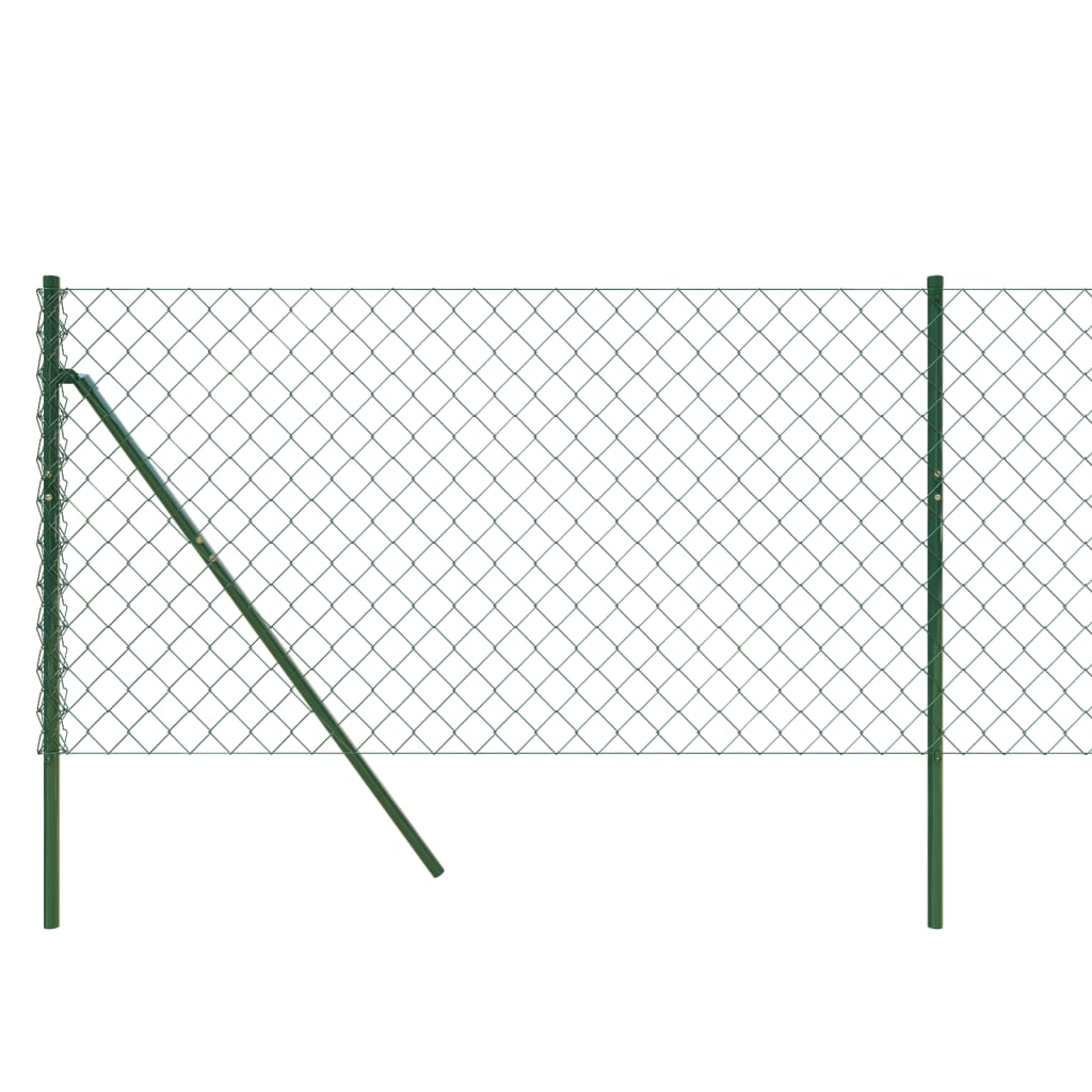 vidaXL Gard de plasă de sârmă, verde, 1x25 m vidaXL Gard de plasă de sârmă, verde, 1x25 m