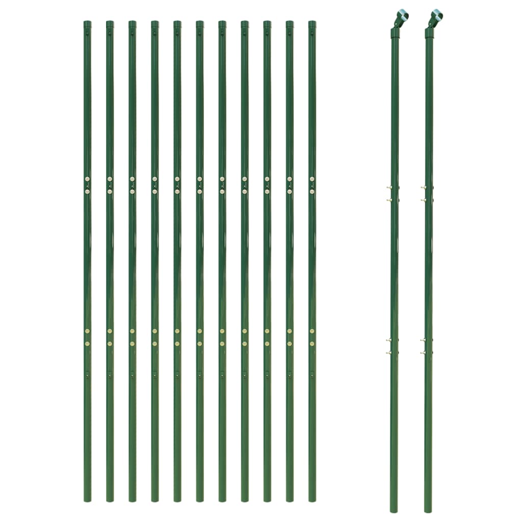 vidaXL Gard de plasă de sârmă, verde, 1,4x25 m vidaXL Gard de plasă de sârmă, verde, 1,4x25 m